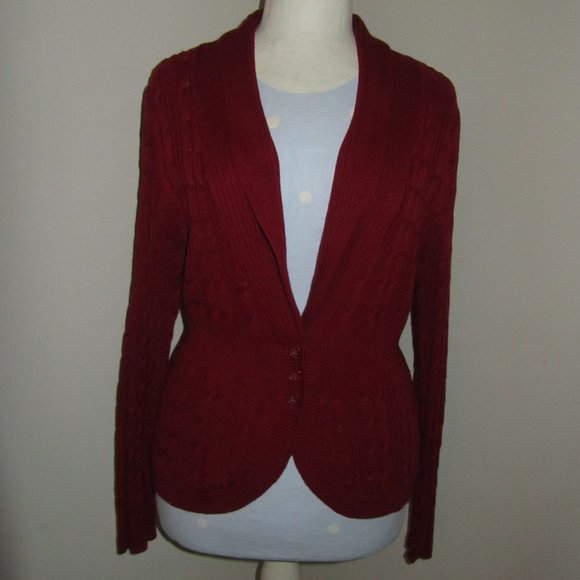 croft & barrow Sweaters - Women's Croft & Barrow Berry Wine Sweater Size Large NWT-$50.00